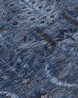 LOOMLAN Rugs Rustica Blue Washable Indoor-Outdoor Rug