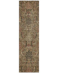 LOOMLAN Rugs Rustica Brown Washable Indoor-Outdoor Rug