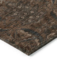 LOOMLAN Rugs Rustica Fudge Washable Indoor-Outdoor Rug