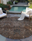 LOOMLAN Rugs Rustica Fudge Washable Indoor-Outdoor Rug