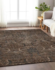 LOOMLAN Rugs Rustica Fudge Washable Indoor-Outdoor Rug