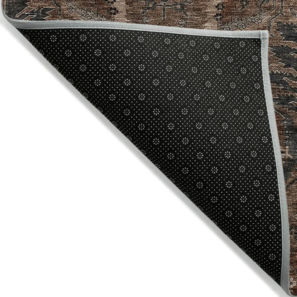 LOOMLAN Rugs Rustica Fudge Washable Indoor-Outdoor Rug