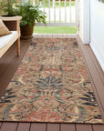 LOOMLAN Rugs Rustica Khaki Washable Indoor-Outdoor Rug