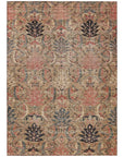 LOOMLAN Rugs Rustica Khaki Washable Indoor-Outdoor Rug