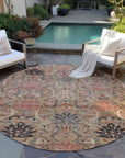 LOOMLAN Rugs Rustica Khaki Washable Indoor-Outdoor Rug