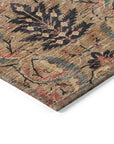LOOMLAN Rugs Rustica Khaki Washable Indoor-Outdoor Rug