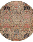 LOOMLAN Rugs Rustica Khaki Washable Indoor-Outdoor Rug