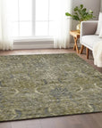 LOOMLAN Rugs Rustica Taupe Washable Indoor-Outdoor Rug
