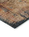 LOOMLAN Rugs Sadeeya Teal Washable Indoor-Outdoor Rug