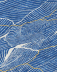 LOOMLAN Rugs Sahari Blue Washable Indoor-Outdoor Rug