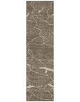 LOOMLAN Rugs Sahari Brown Washable Indoor-Outdoor Rug