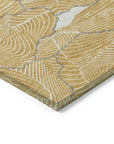 LOOMLAN Rugs Sahari Gold Washable Indoor-Outdoor Rug