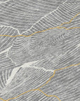 LOOMLAN Rugs Sahari Gray Washable Indoor-Outdoor Rug