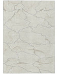 LOOMLAN Rugs Sahari Ivory Washable Indoor-Outdoor Rug