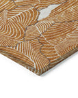 LOOMLAN Rugs Sahari Orange Washable Indoor-Outdoor Rug