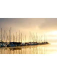 LOOMLAN Sails at Sunset Coastal Wall Art  Indoor Outdoor