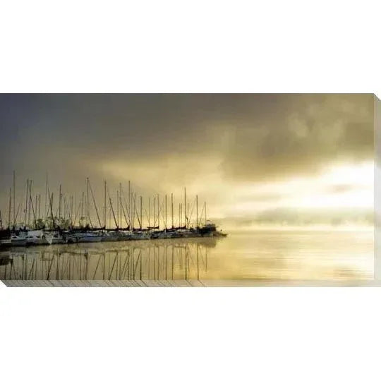 LOOMLAN Sails at Sunset Coastal Wall Art  Indoor Outdoor