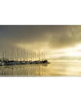 LOOMLAN Sails at Sunset Coastal Wall Art  Indoor Outdoor