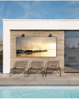 LOOMLAN Sails at Sunset Coastal Wall Art  Indoor Outdoor