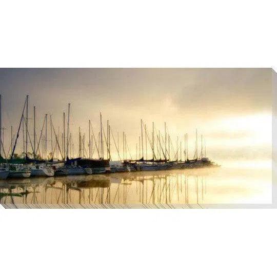 LOOMLAN Sails at Sunset Coastal Wall Art  Indoor Outdoor