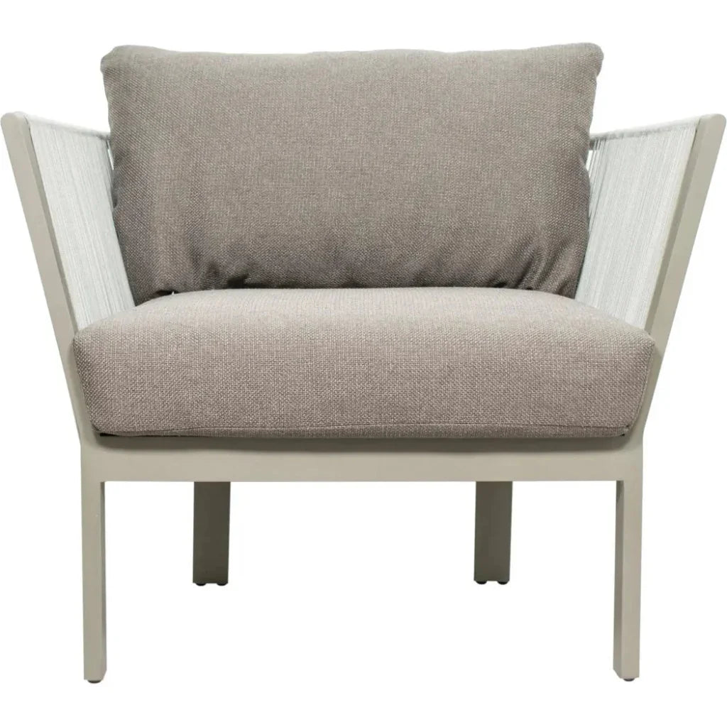 Saint Helena Lounge Chair - Light Gray Outdoor - LOOMLAN - Seasonal Living - Outdoor Lounge Chairs