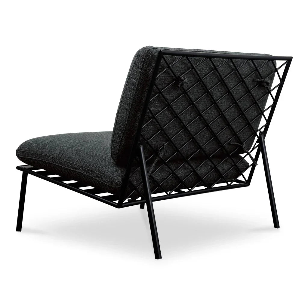 Salma Olefin Fabric Outdoor Accent Chair - LOOMLAN - Moe's Home - Outdoor Accent Chairs