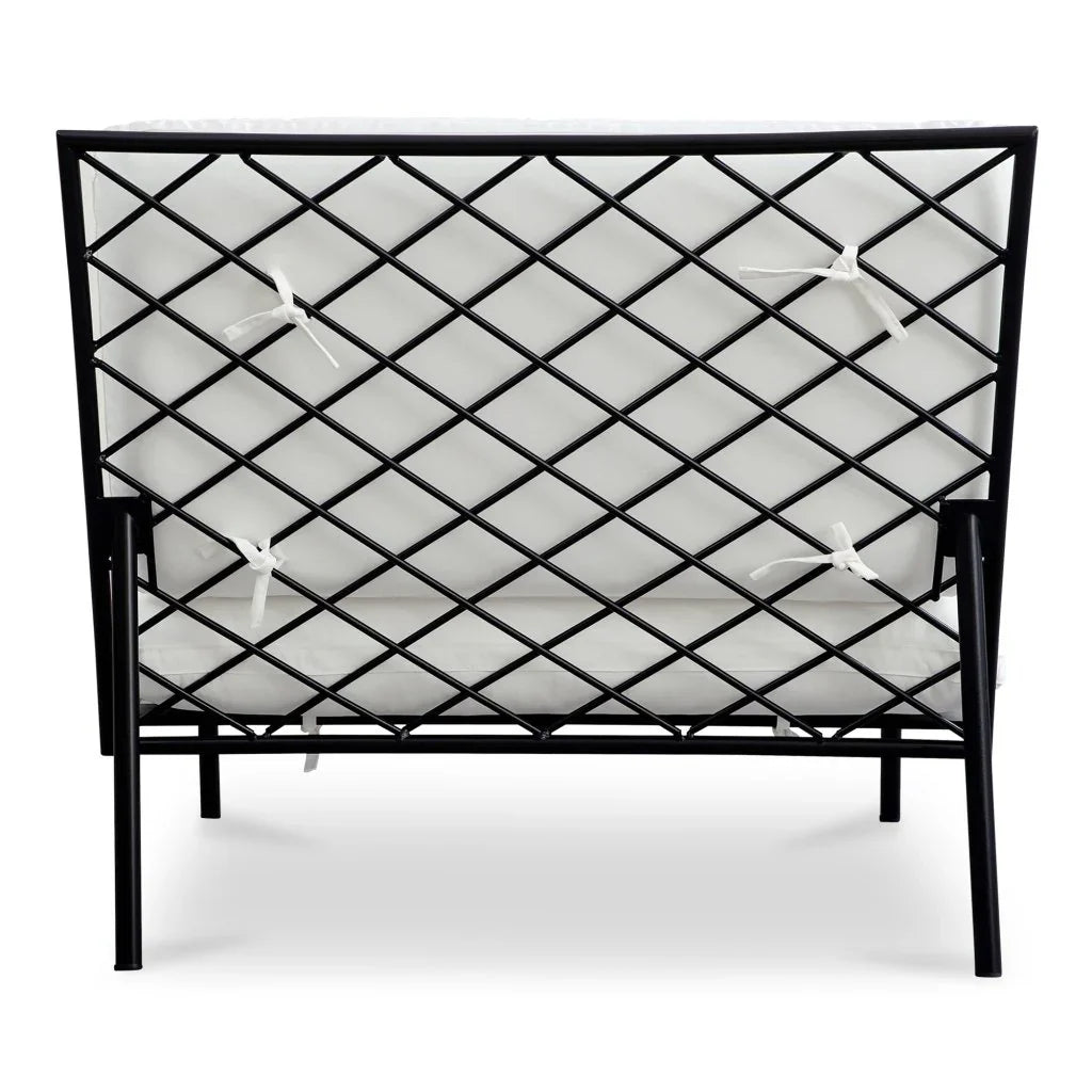 Salma Olefin Fabric Outdoor Accent Chair - LOOMLAN - Moe&#39;s Home - Outdoor Accent Chairs
