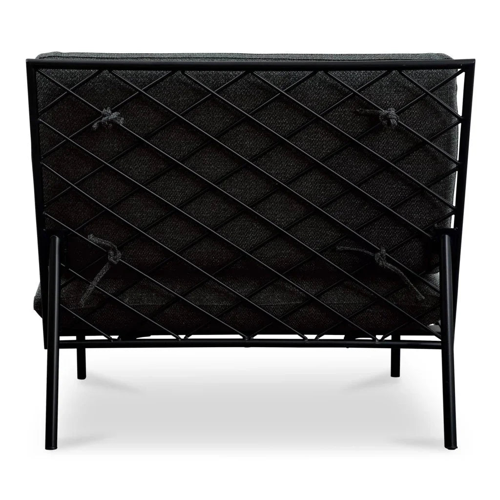 Salma Olefin Fabric Outdoor Accent Chair - LOOMLAN - Moe&#39;s Home - Outdoor Accent Chairs