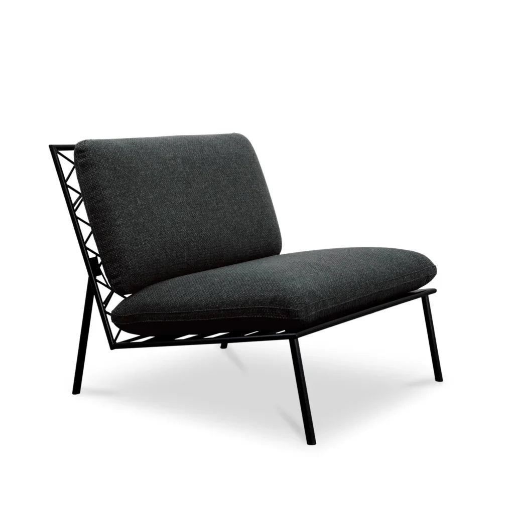 Salma Olefin Fabric Outdoor Accent Chair - LOOMLAN - Moe's Home - Outdoor Accent Chairs