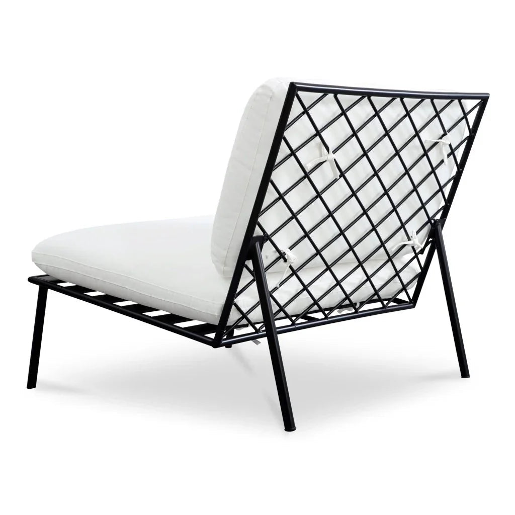 Salma Olefin Fabric Outdoor Accent Chair - LOOMLAN - Moe&#39;s Home - Outdoor Accent Chairs