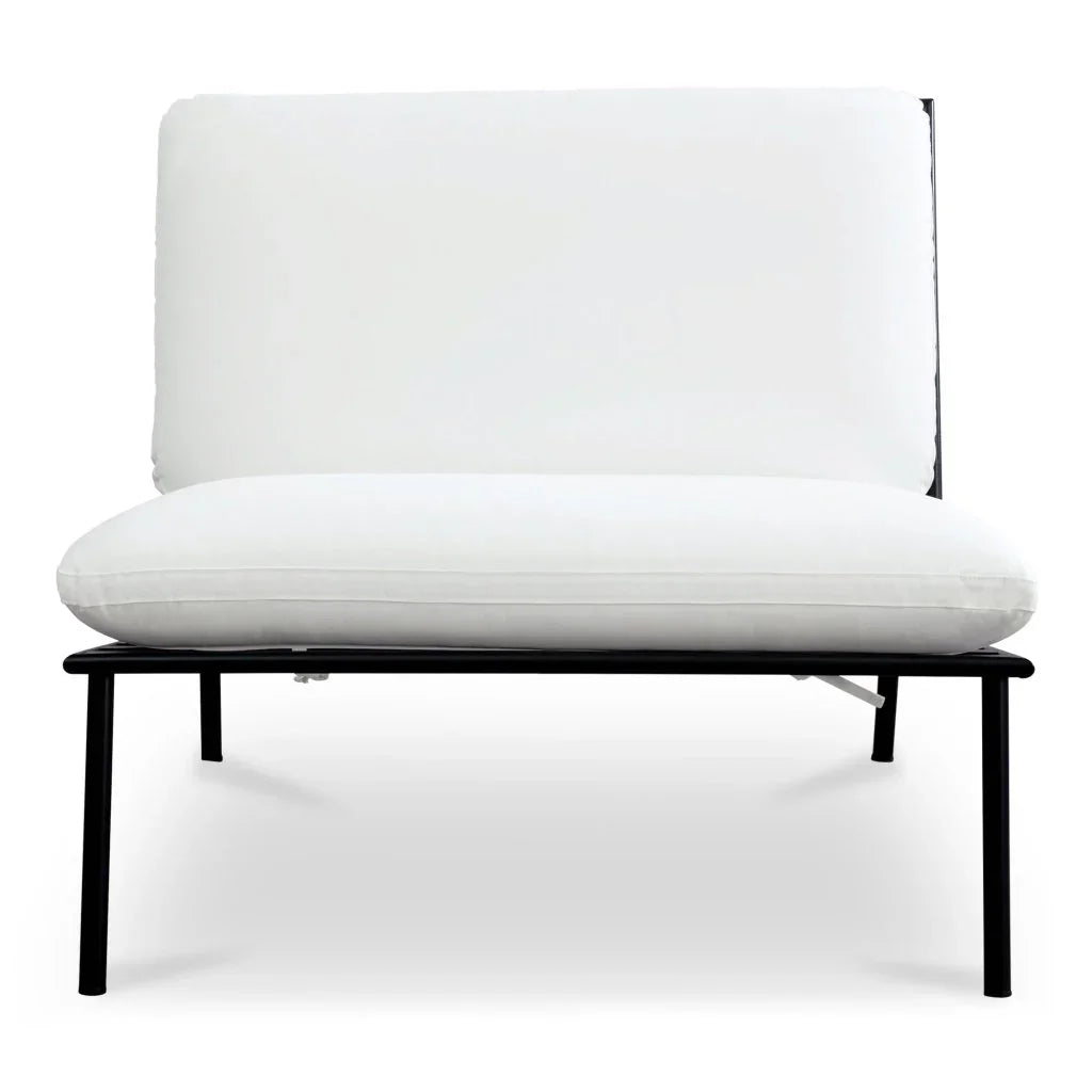 Salma Olefin Fabric Outdoor Accent Chair - LOOMLAN - Moe&#39;s Home - Outdoor Accent Chairs