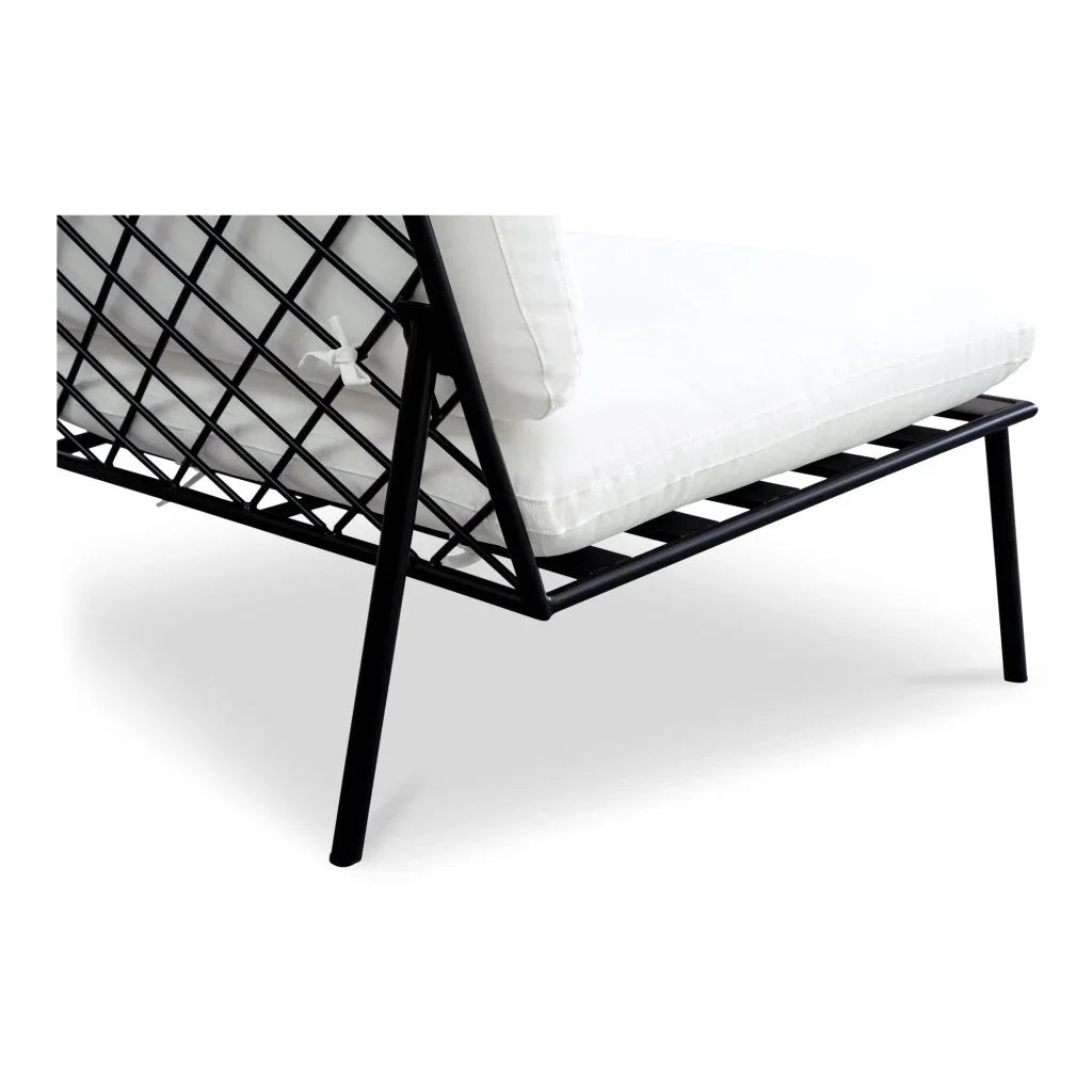 Salma Olefin Fabric Outdoor Accent Chair - LOOMLAN - Moe&#39;s Home - Outdoor Accent Chairs