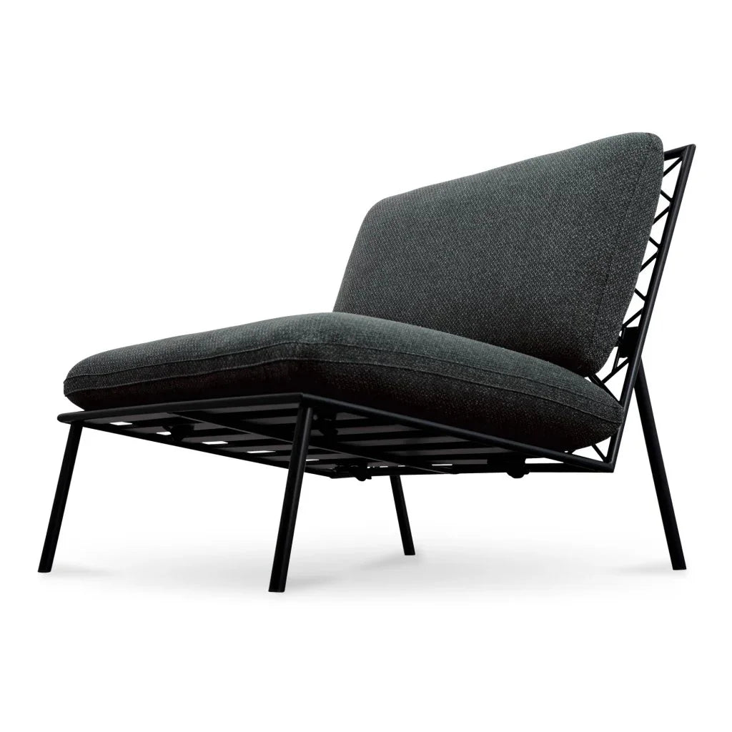 Salma Olefin Fabric Outdoor Accent Chair - LOOMLAN - Moe's Home - Outdoor Accent Chairs