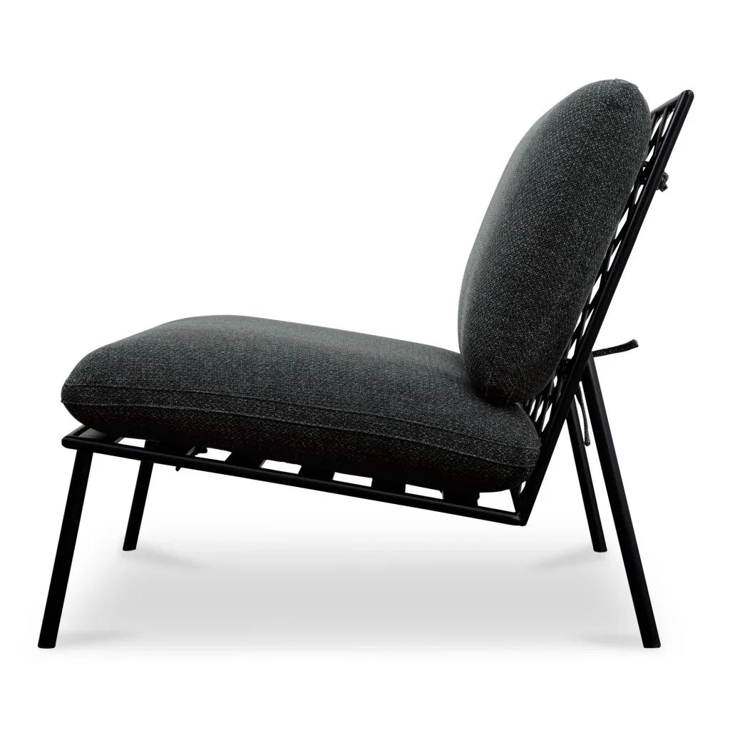 Salma Olefin Fabric Outdoor Accent Chair - LOOMLAN - Moe&#39;s Home - Outdoor Accent Chairs