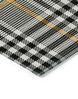 LOOMLAN Rugs Samira Black Washable Indoor-Outdoor Rug