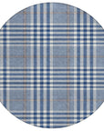 LOOMLAN Rugs Samira Blue Washable Indoor-Outdoor Rug