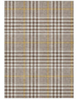 LOOMLAN Rugs Samira Brown Washable Indoor-Outdoor Rug