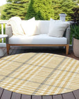 LOOMLAN Rugs Samira Gold Washable Indoor-Outdoor Rug