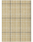 LOOMLAN Rugs Samira Gold Washable Indoor-Outdoor Rug