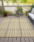 LOOMLAN Rugs Samira Gold Washable Indoor-Outdoor Rug
