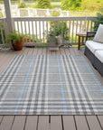 LOOMLAN Rugs Samira Gray Washable Indoor-Outdoor Rug