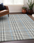 LOOMLAN Rugs Samira Gray Washable Indoor-Outdoor Rug