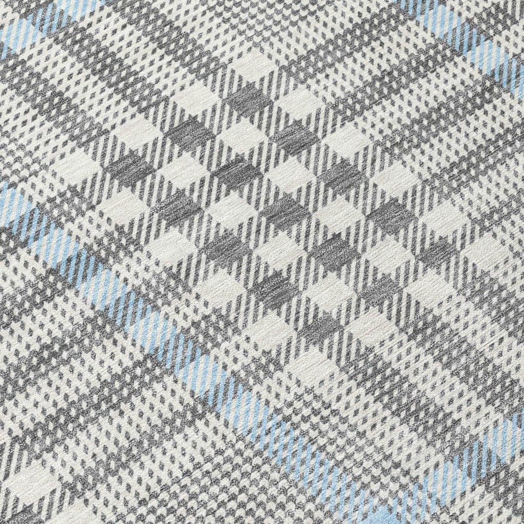 LOOMLAN Rugs Samira Gray Washable Indoor-Outdoor Rug