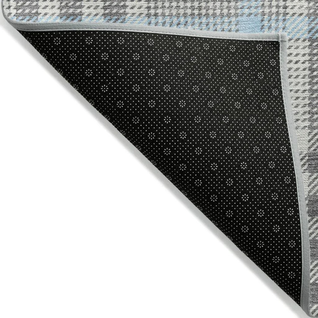 LOOMLAN Rugs Samira Gray Washable Indoor-Outdoor Rug