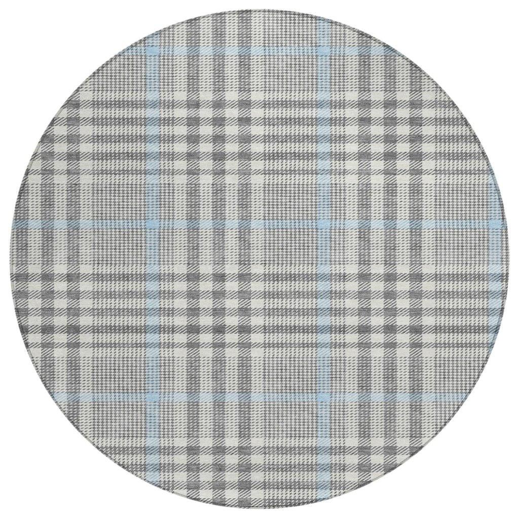 LOOMLAN Rugs Samira Gray Washable Indoor-Outdoor Rug