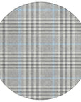 LOOMLAN Rugs Samira Gray Washable Indoor-Outdoor Rug