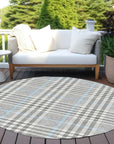 LOOMLAN Rugs Samira Gray Washable Indoor-Outdoor Rug