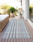 LOOMLAN Rugs Samira Gray Washable Indoor-Outdoor Rug
