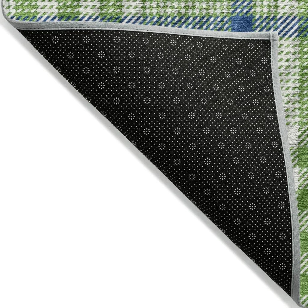 LOOMLAN Rugs Samira Green Washable Indoor-Outdoor Rug