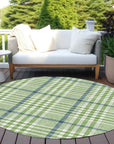 LOOMLAN Rugs Samira Green Washable Indoor-Outdoor Rug
